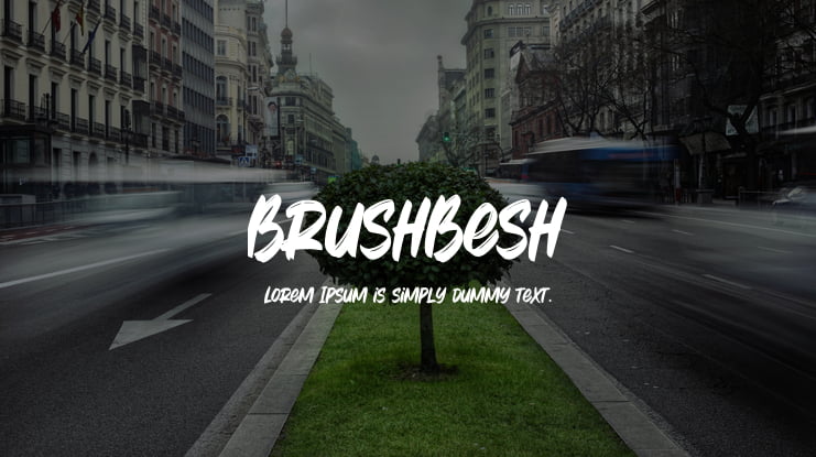 BrushBesh Font