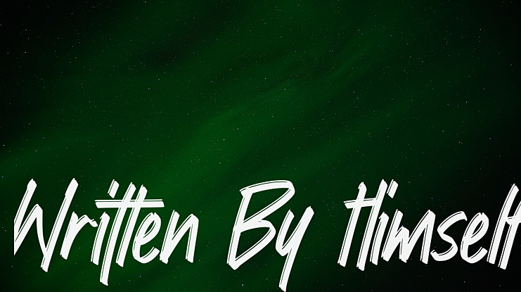 Written By Himself Font