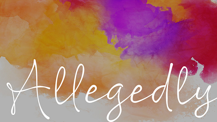 Allegedly Font