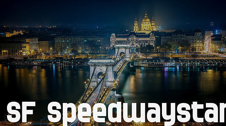 SF Speedwaystar Font Family