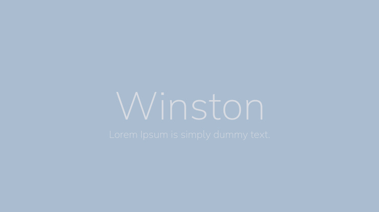 Winston Font Family