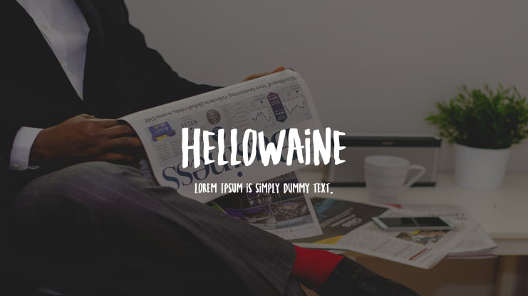 Hellowaine Font