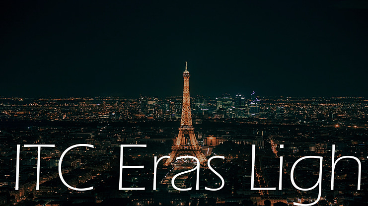 ITC Eras Light Font Family