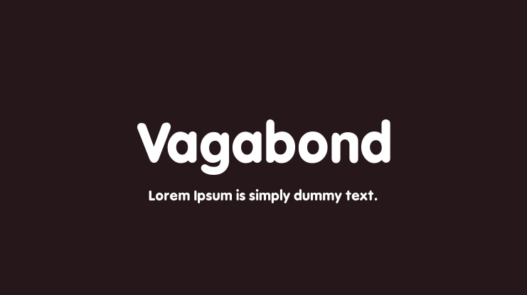 Vagabond Font Family