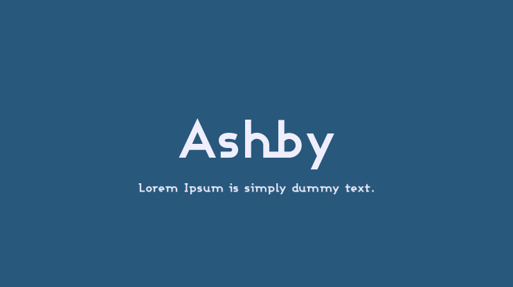 Ashby Font Family