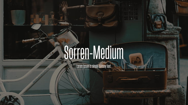 Sorren-Medium Font Family