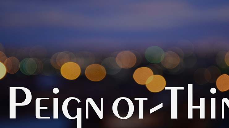 Peignot Font Family