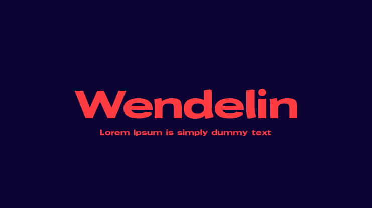Wendelin Font Family