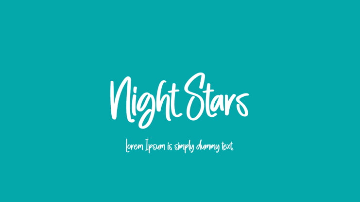 Night Stars Font