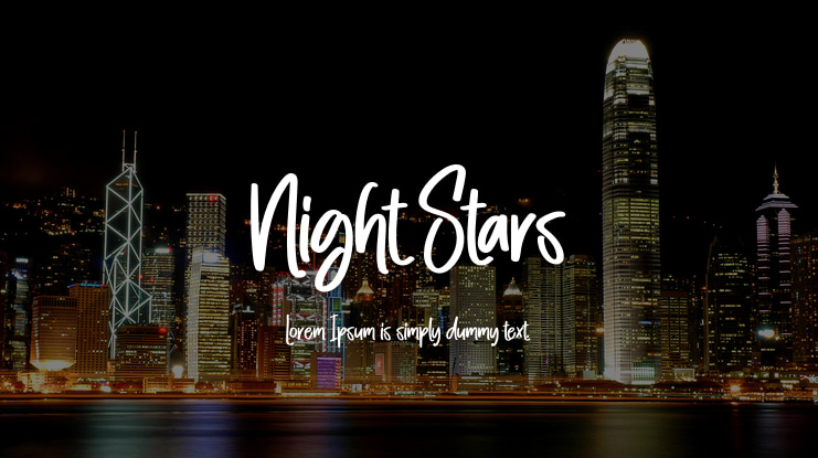 Night Stars Font