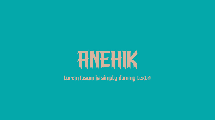 ANEHIK Font