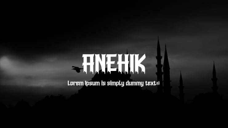 ANEHIK Font