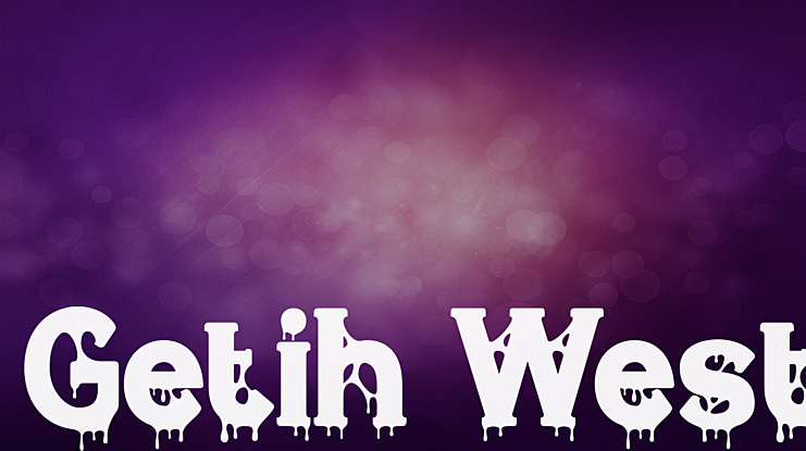 Getih West Font