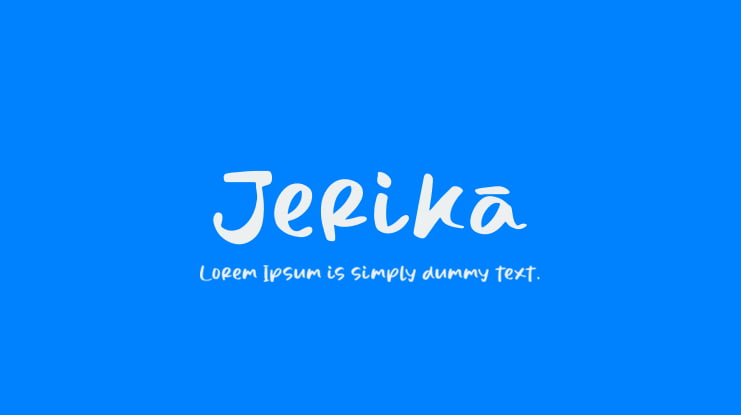 Jerika Font