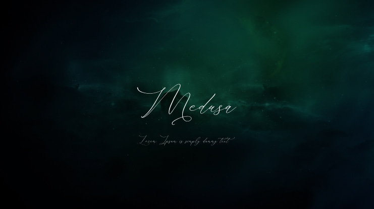 Medusa Font