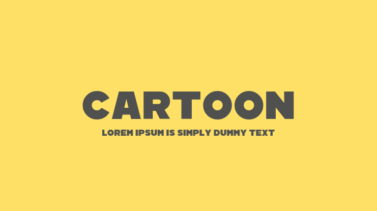 Cartoon Font