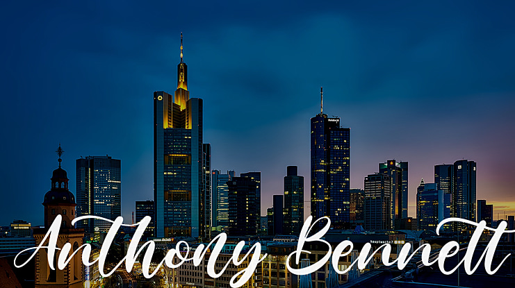 Anthony Bennett Font