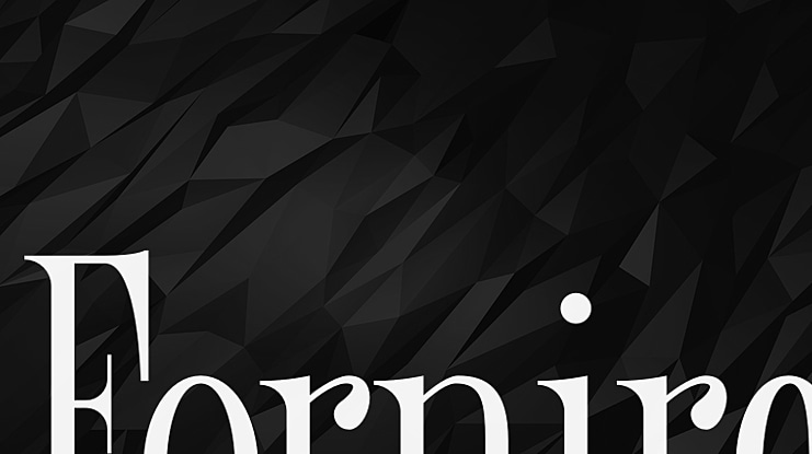 Fornire Font