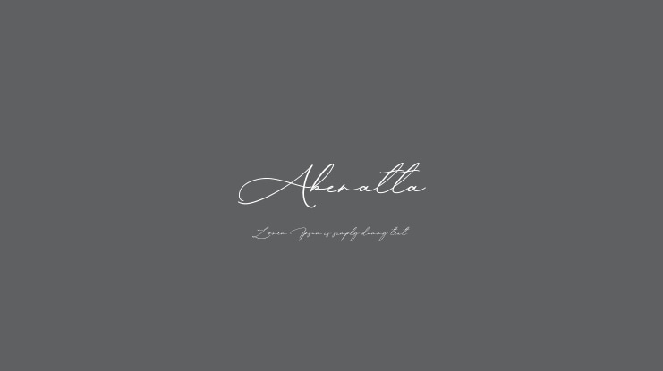 Aberatta Font