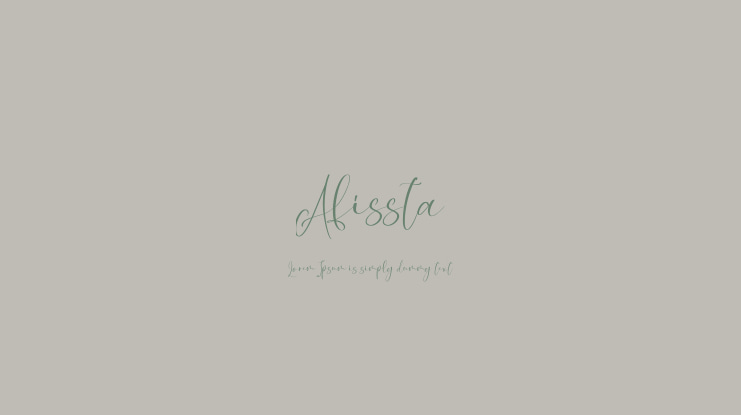 Afissta Font