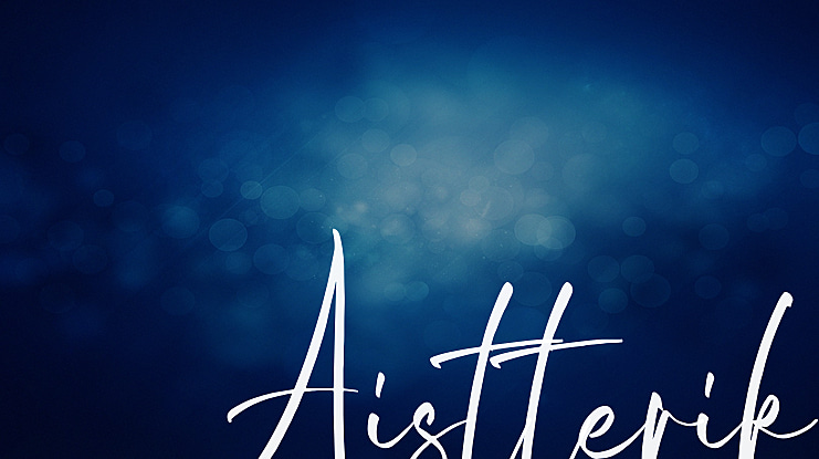 Aistterik Font