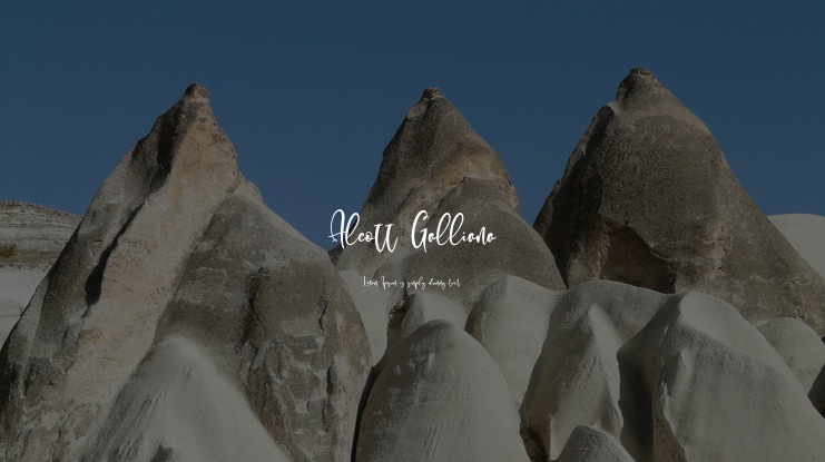 Alcott Galliana Font