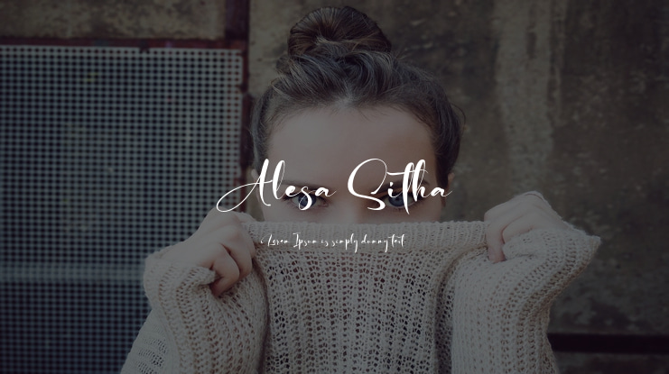 Alesa Sitha Font