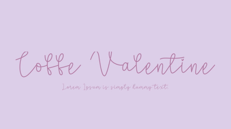 Coffe Valentine Font