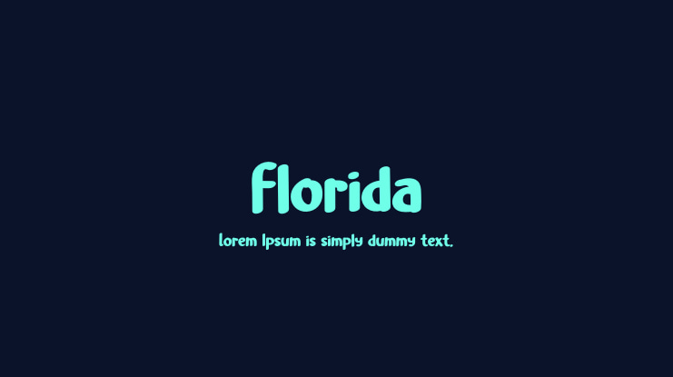 Florida Font
