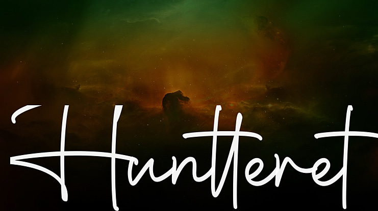 Huntteret Font