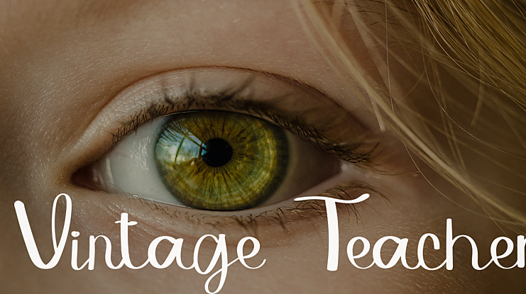 Vintage Teacher Font