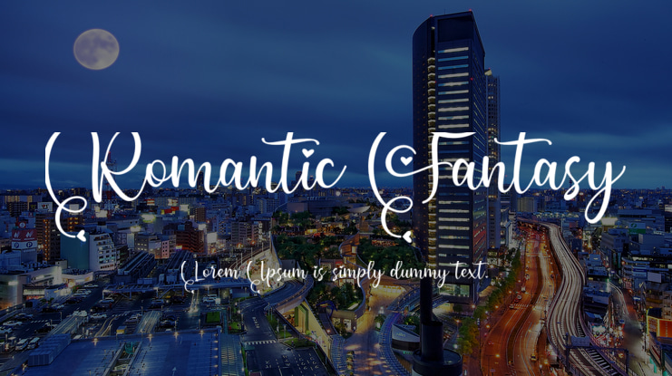 Romantic Fantasy Font