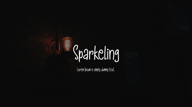 Sparkeling Font
