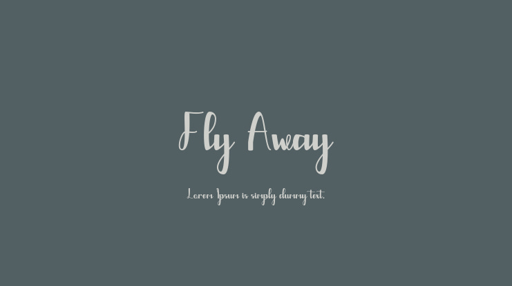 Fly Away Font