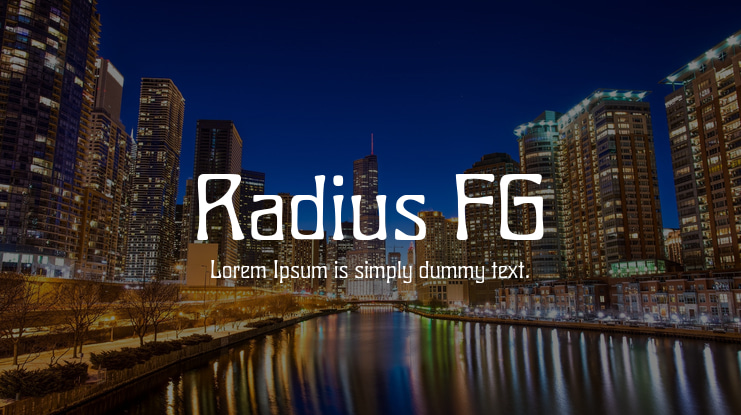 Radius FG Font Family