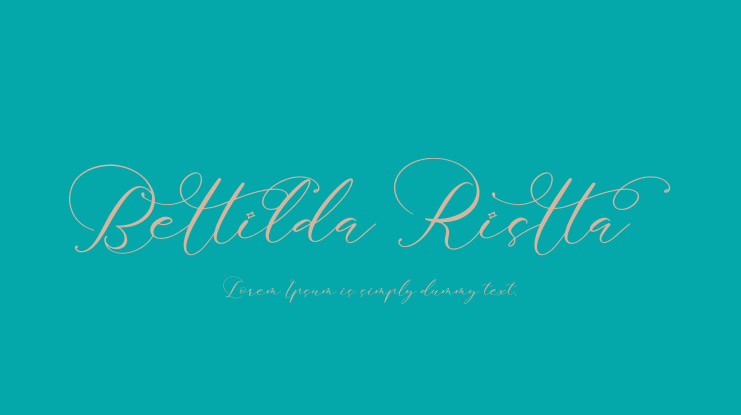 Bettilda Ristta Font Family