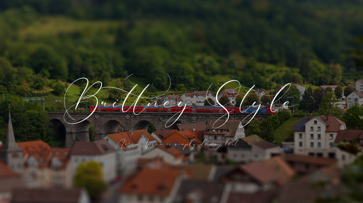 Brittney Style Font Family