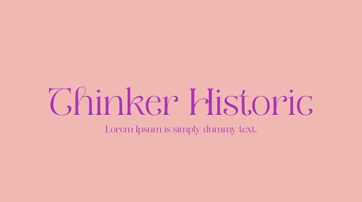Thinker Historic Font