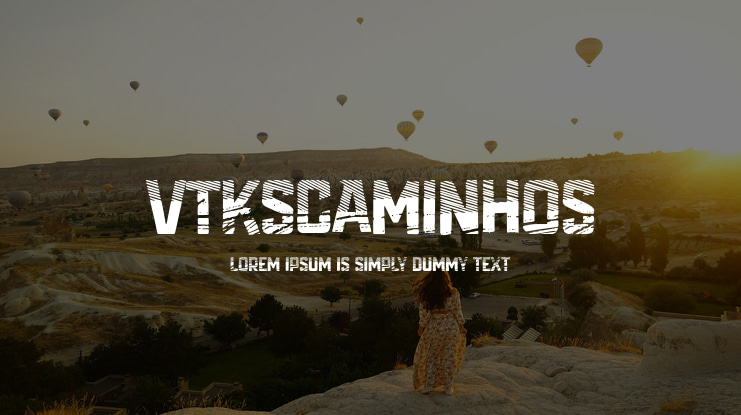 VtksCaminhos Font