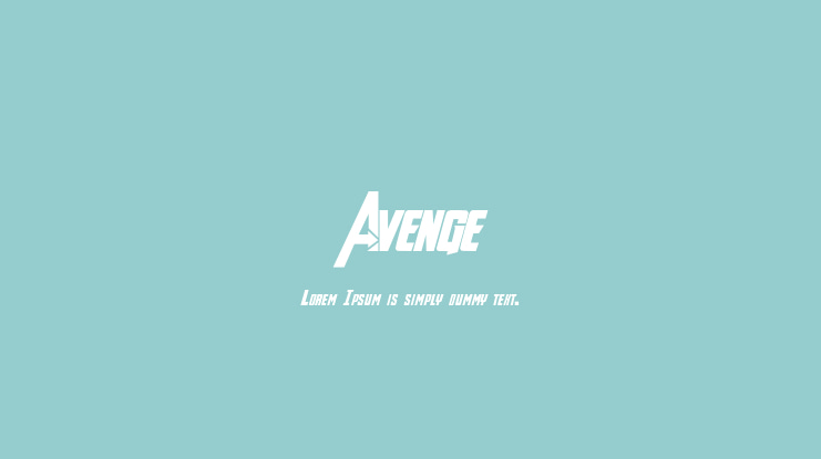 Avenge Font