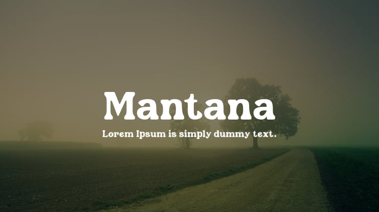 Mantana Font Family