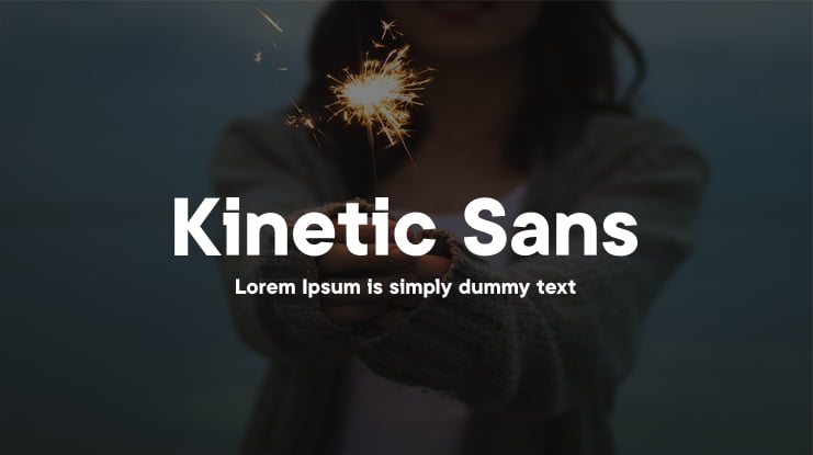 Kinetic Sans Font