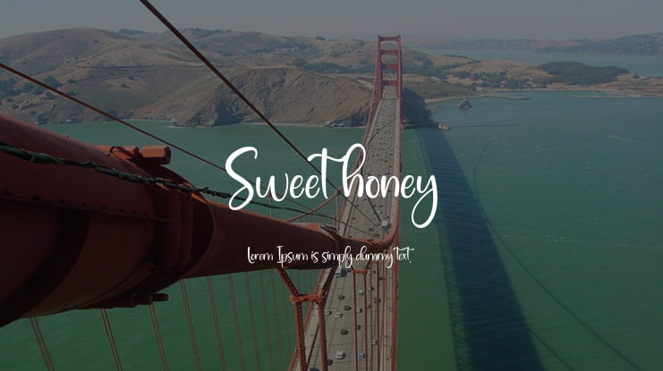 Sweet honey Font