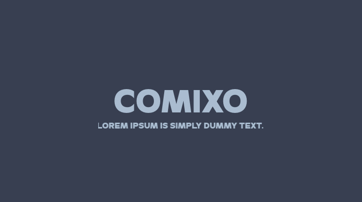 Comixo Font