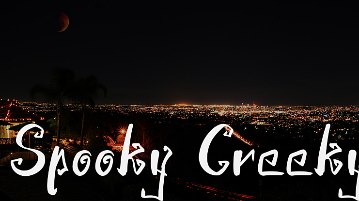 Spooky Creeky Font