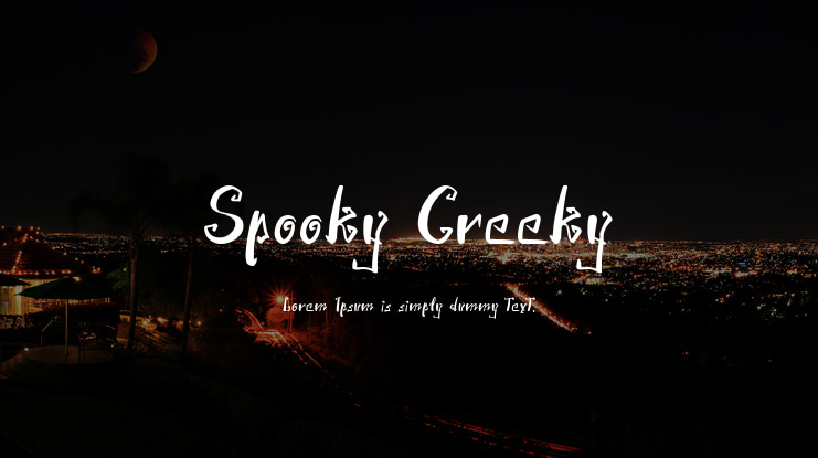 Spooky Creeky Font