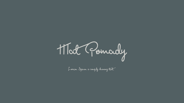 Mat Pomady Font