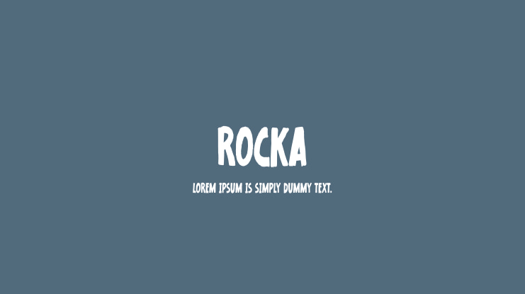 Rocka Font