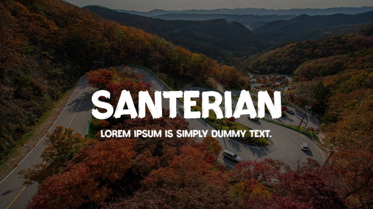 Santerian Font