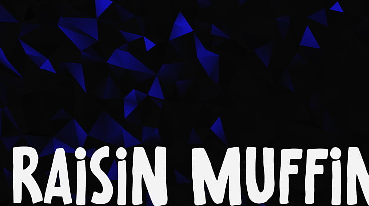 Raisin Muffin Font